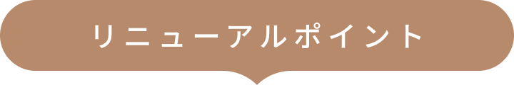 リニューアルポイント
