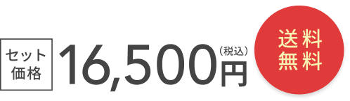 セット価格16,500円（税込）  送料無料